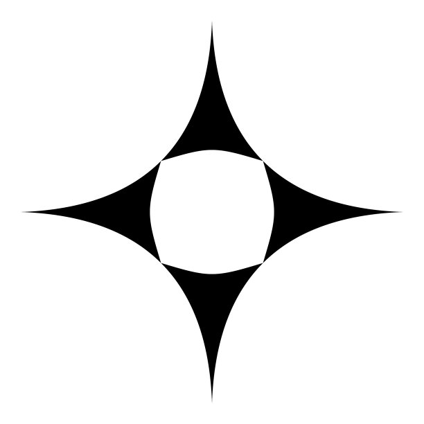 闪亮的星平面图标孤立在白色背景图片下载