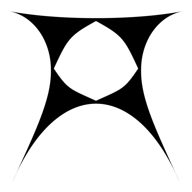 抽象的梯形图案上的平面图标孤立图片下载