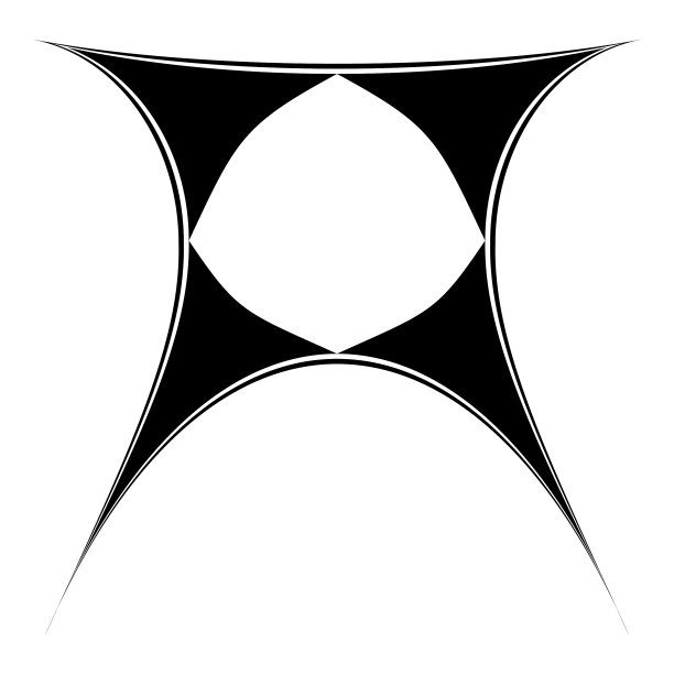 抽象的梯形图案上的平面图标孤立图片下载