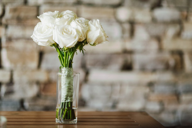 精致美丽的婚礼花束图片下载