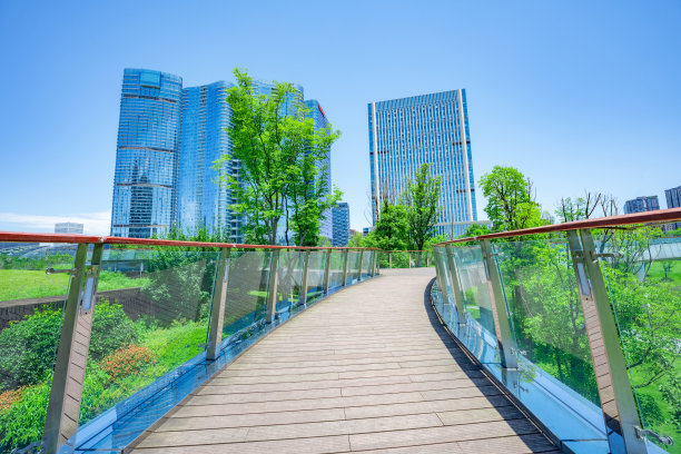 阳光金融城和大桥图片下载