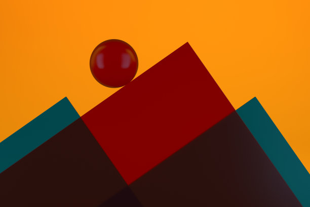 平衡最小的想法概念，球体在山上图片下载