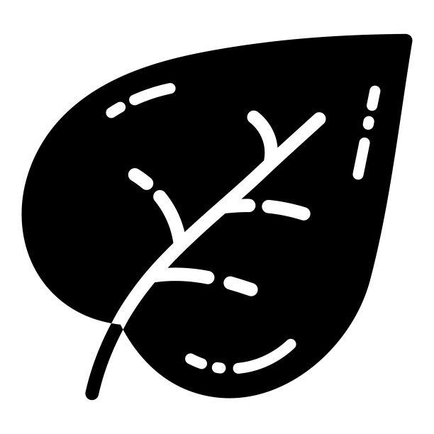 叶教育平图标孤立在白色图片下载