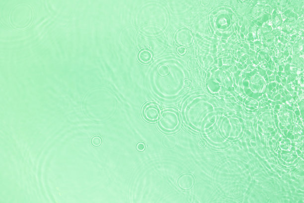 透明的绿色，清澈平静的水面纹理图片下载