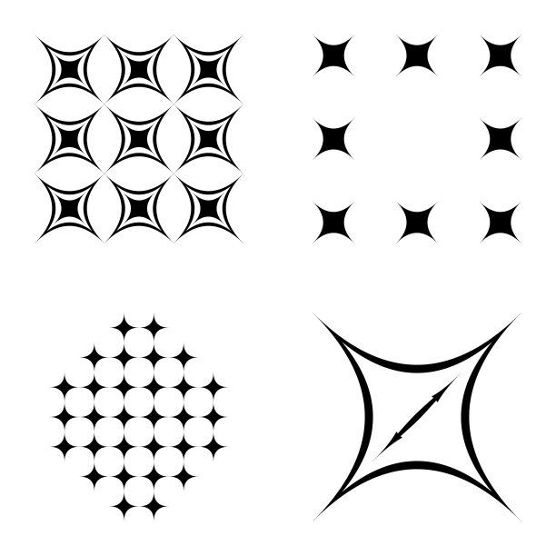 4star2平面图标被隔离在白色上图片下载