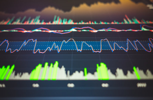 牛市看涨股票与人工智能机器人算法交易投资大宗交易在股市和加密货币市场图片下载