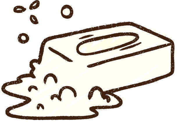 泡沫肥皂粉笔画图片下载