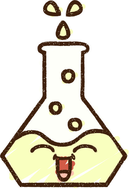 科学实验粉笔画图片下载