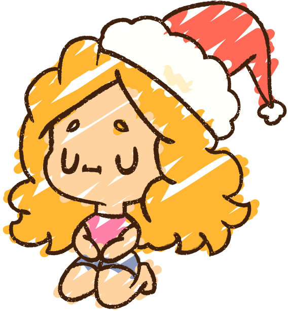 节日女性粉笔画图片下载