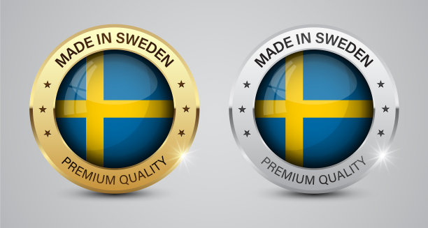 瑞典制造的图形和标签集图片下载