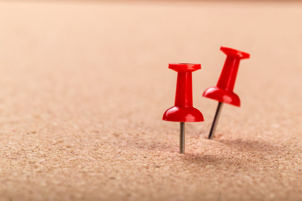 针板纹理的背景和彩色针图片下载