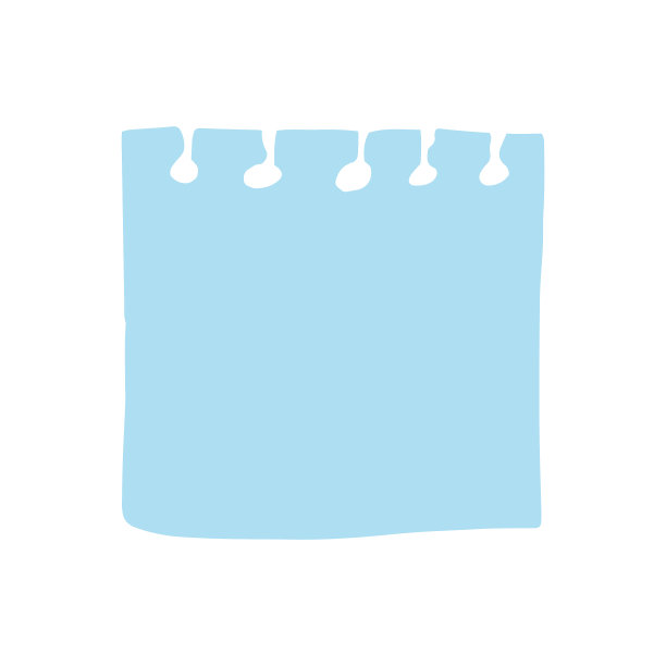 便签本记事本撕裂页手绘涂鸦图片下载