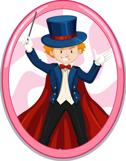 魔术师卡通人物图片下载