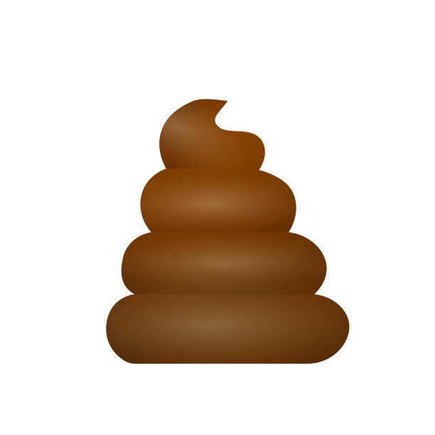 卡通便便模板图标卡哇伊便便隔离图片下载