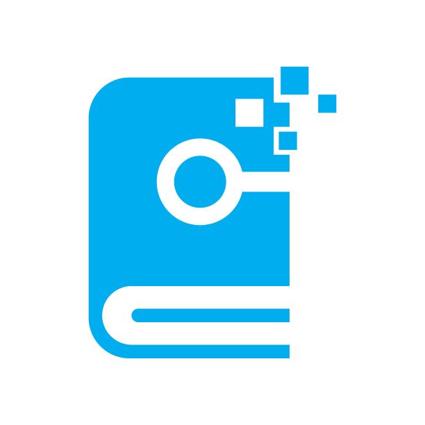 数字图书标志图像插图图片下载