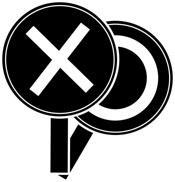 图标剪影与十字架在前面图片下载