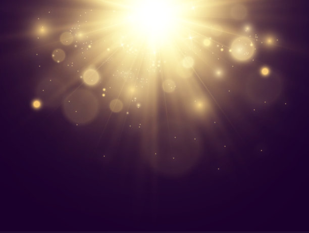 亮丽的明星。光的效果图片下载