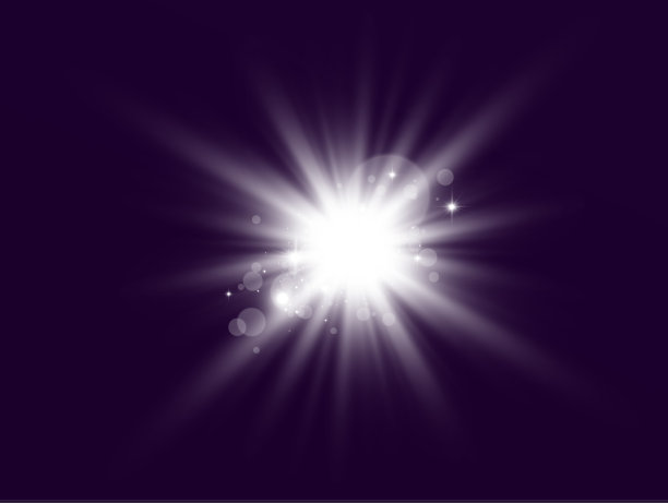 明亮美丽的星光效果图片下载