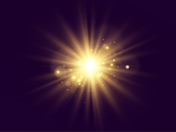 明亮美丽的星光效果图片下载