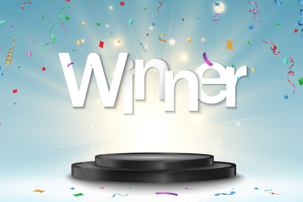 奖的赢家。颁奖台:表彰获奖者的台座或平台图片下载