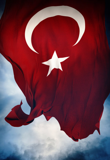 土耳其，土耳其国家和土耳其国旗- 3D渲染图片下载