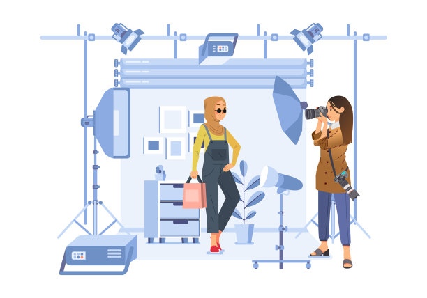 一个戴头巾的女人和一个女人合影图片下载