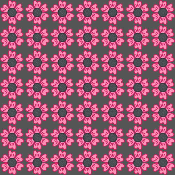 花朵无缝图案设计图片下载