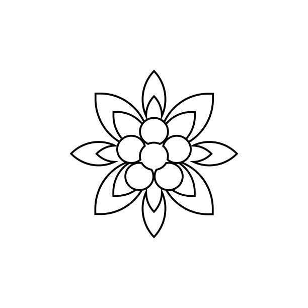 花图纸设计图片下载