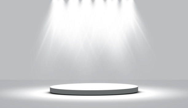 向量的聚光灯。现场。光的效果。发光灯效果图片下载