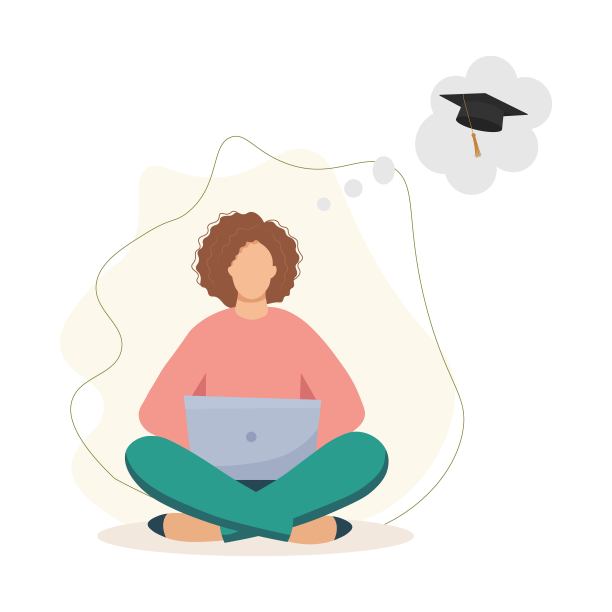 一个梦想接受高等教育的女性图片下载