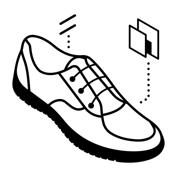 鞋的图标在等距风格，鞋类配件图片下载