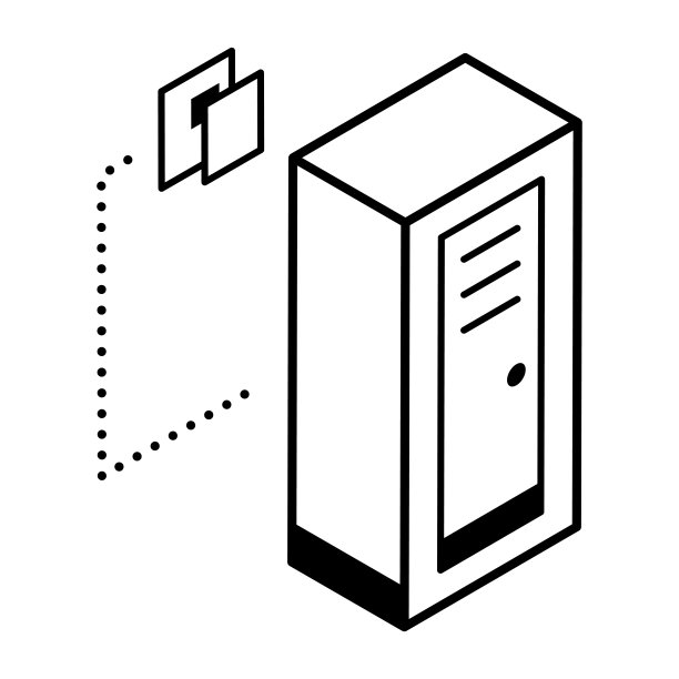 健身房储物柜图标在时尚的设计，使用它的商业图片下载
