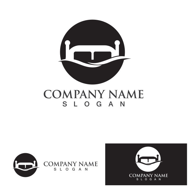 床标和标志是酒店商业标志的载体图片下载