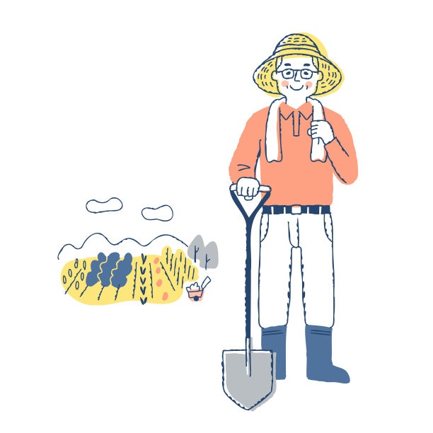 菜农和田地图片下载