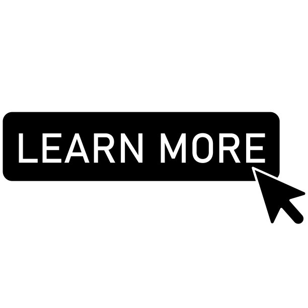 了解更多按钮。带有游标符号的按钮。点击了解更多按钮。平的风格。图片下载