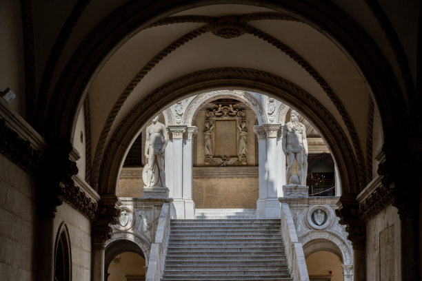 威尼斯城市的全景建筑图片下载