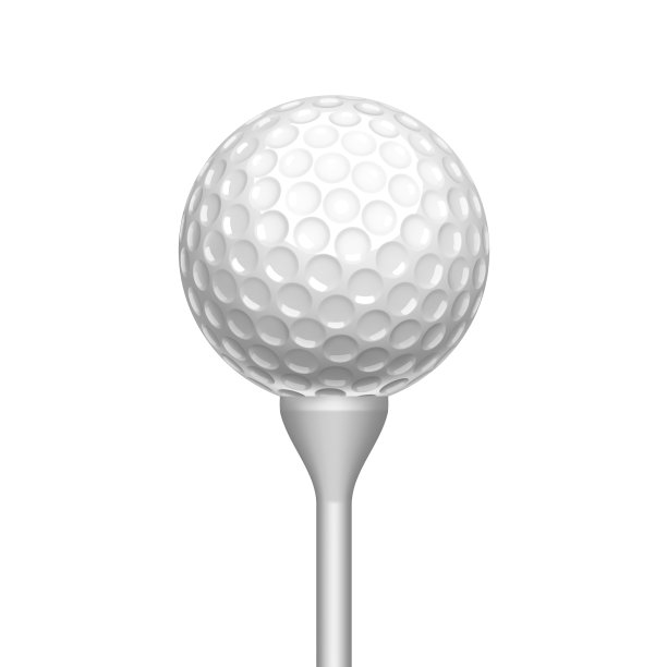 在球场上打比赛用的高尔夫球图片下载