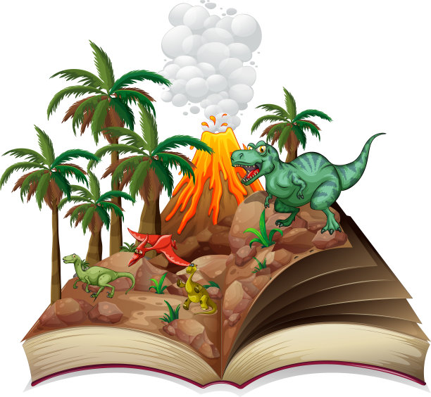 《森林里的恐龙》图片下载