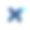X字母生态标志与蓝色露珠全息图图片下载