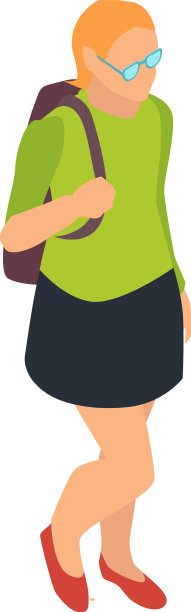 等距学校女孩图片下载