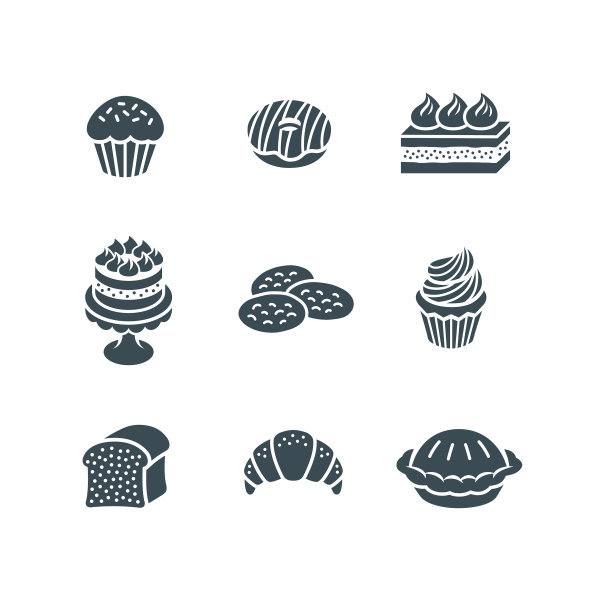 甜品糕点甜品简单图标图片下载