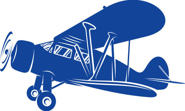 经典飞机设计图标符号模板图片下载