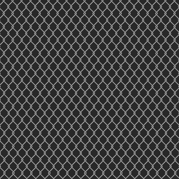 逼真详细的3d金属栅栏网图片下载