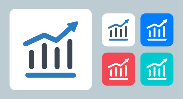 图形图标-矢量插图。分析，分析，图表，图表，增长，增加，报告，统计，业务，线条，轮廓，平面，图标。图片下载