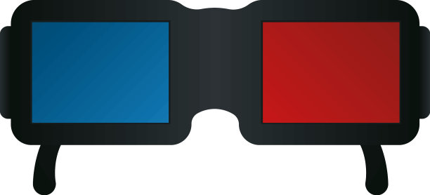3 d眼镜图标图片下载