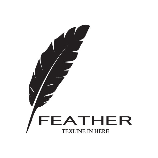 羽毛的标志图片下载