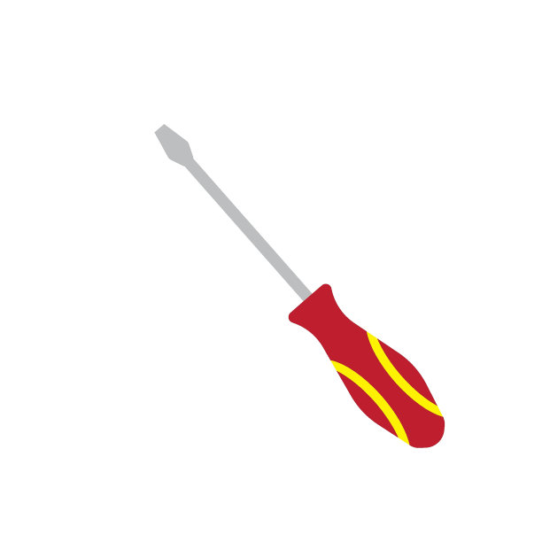 螺丝刀标志股票图片下载