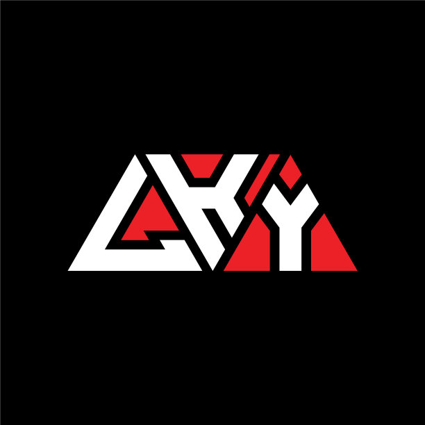 Lky三角形字母logo设计用三角形图片下载