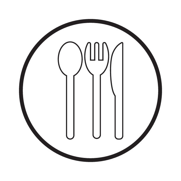 勺子和叉子标志图片下载