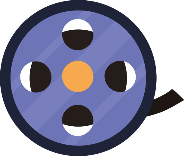 电影卷轴图标图片下载